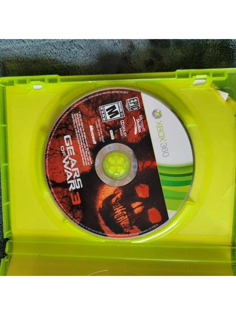 Gears of War 3 Xbox 360 – Missing Manual Tested & Working